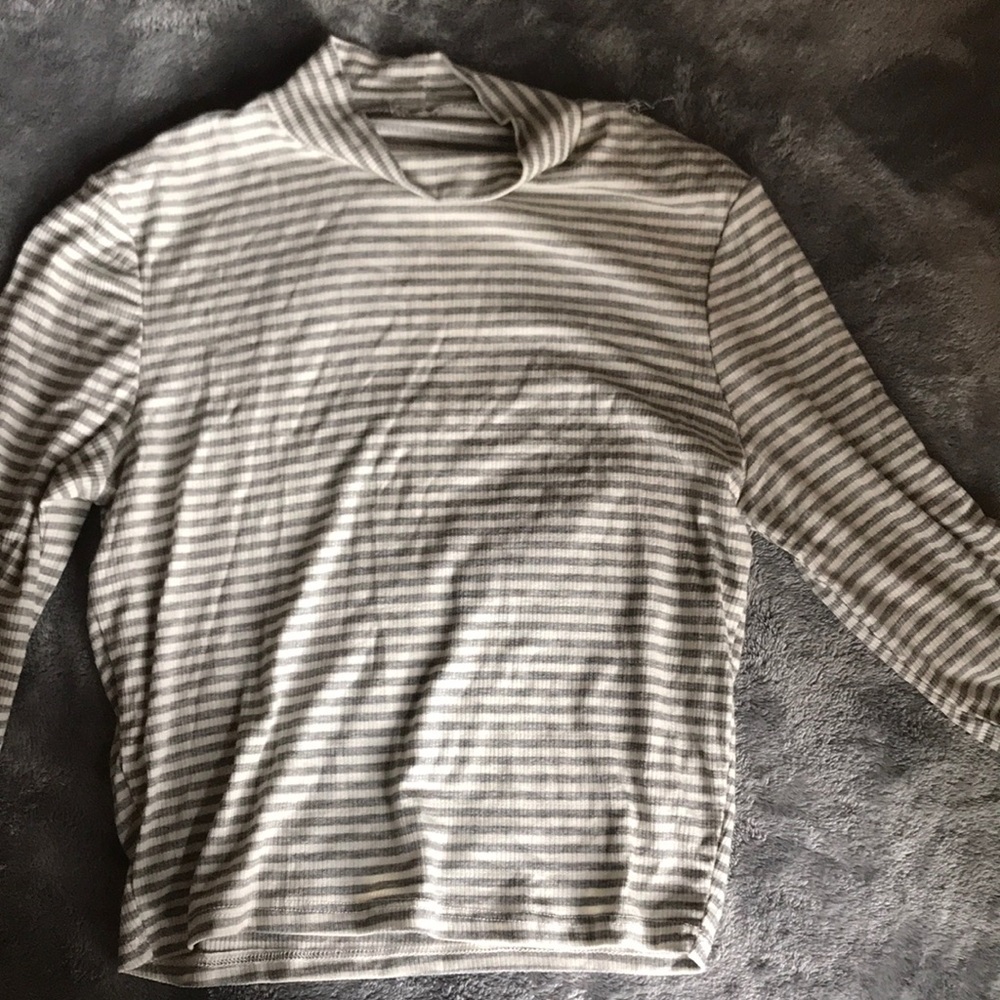 Striped crop top